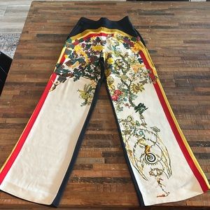 Beautiful silk Etro wide leg trouser!